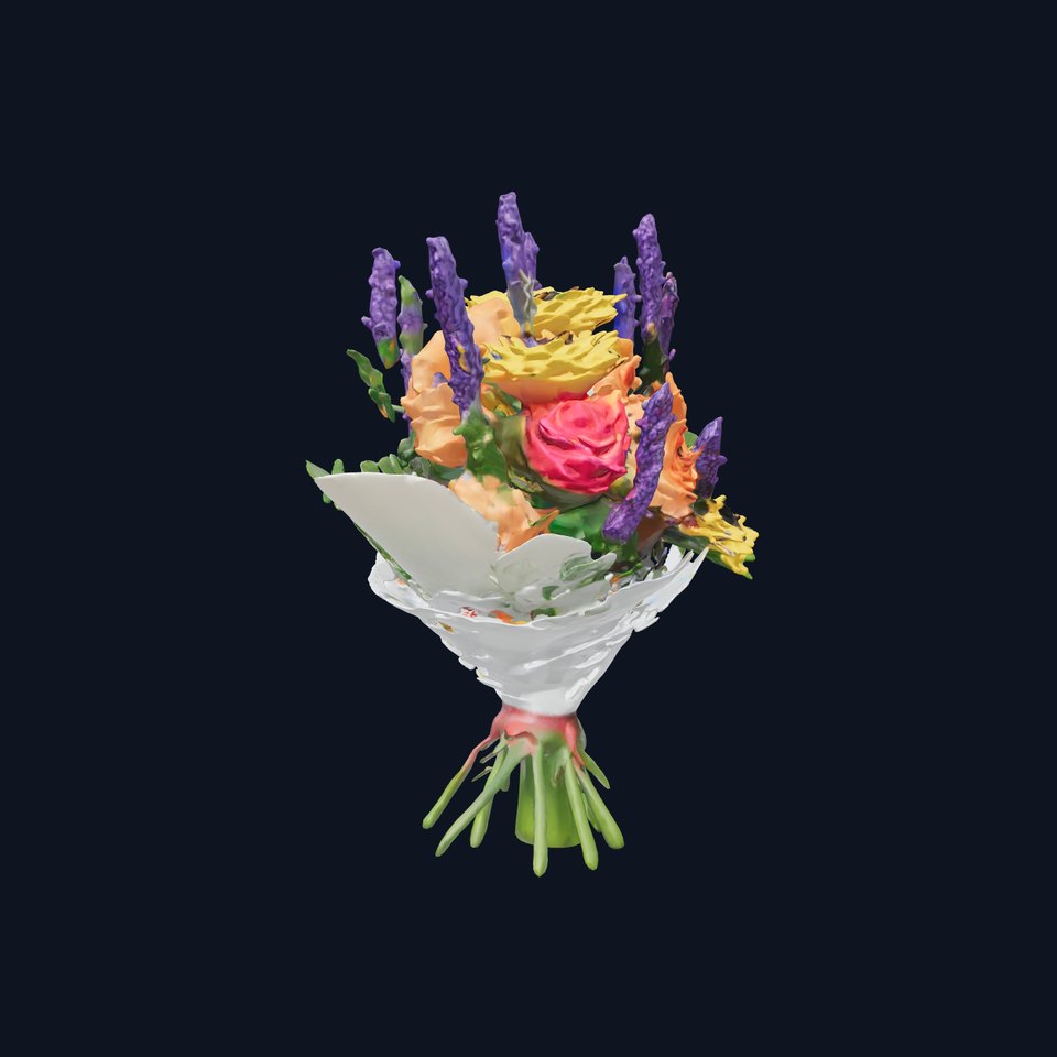 Vibrant Floral Bouquet model pack